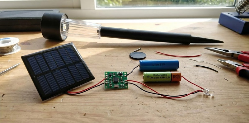 Solar Garden Lights Are Wired