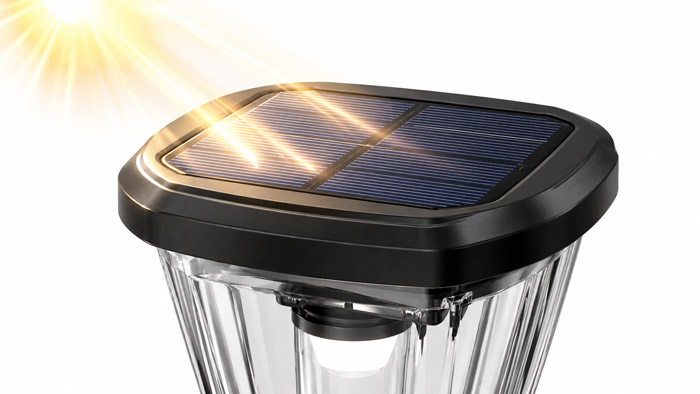 Solar Pathway Light with Solar Panel