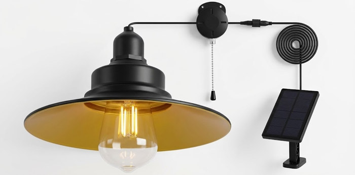 Solar Powered Garden Shed Light