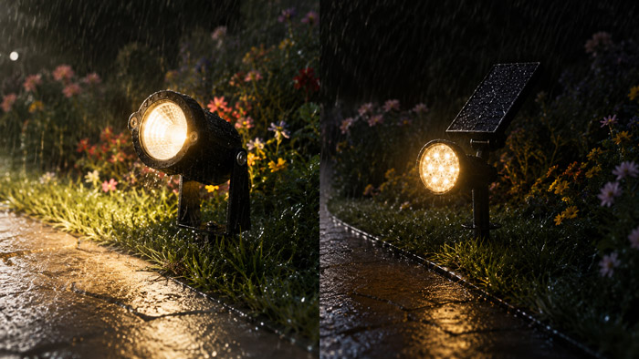 Solar vs Low Voltage lighting Durability and Weather Resistance