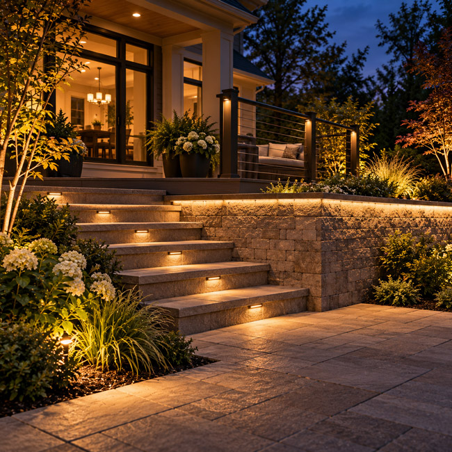 Steps Decks and Retaining Walls