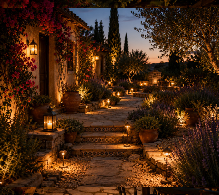 Subtle Pathway Lighting