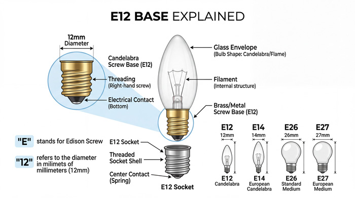 The E12 Base Explained