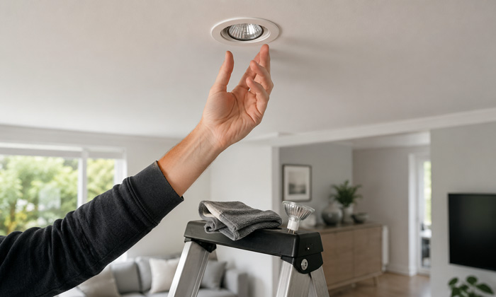 Turn Off Power Before Removing the Bulb