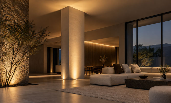 Uplighting technique