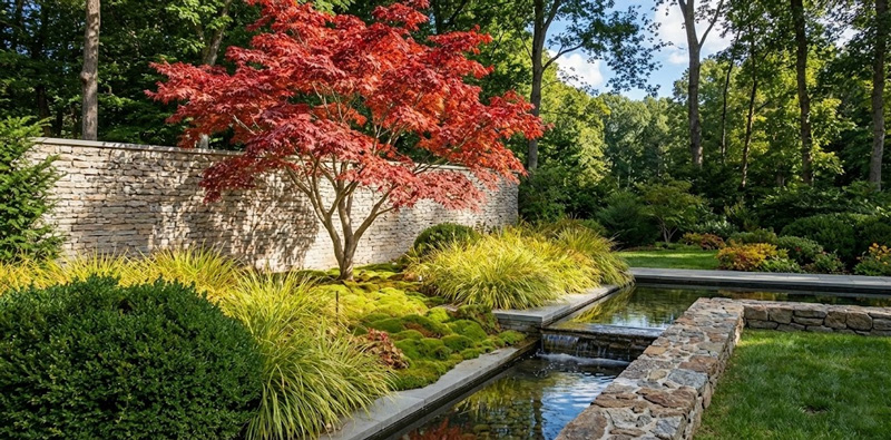 Landscape lighting visual design