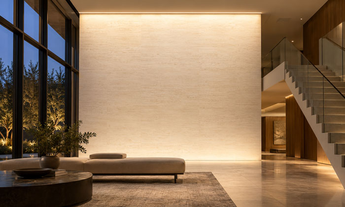 Wall washing lighting technique