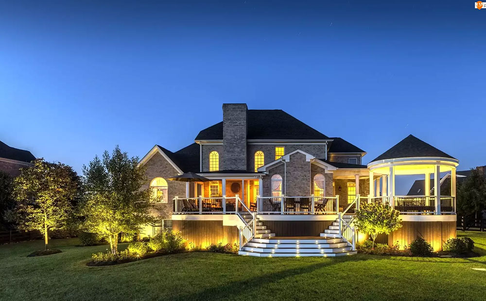 Waterproof garden lights
