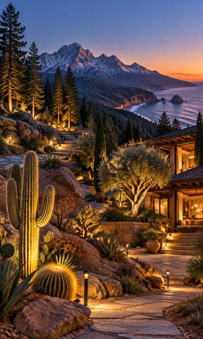 Western garden lighting