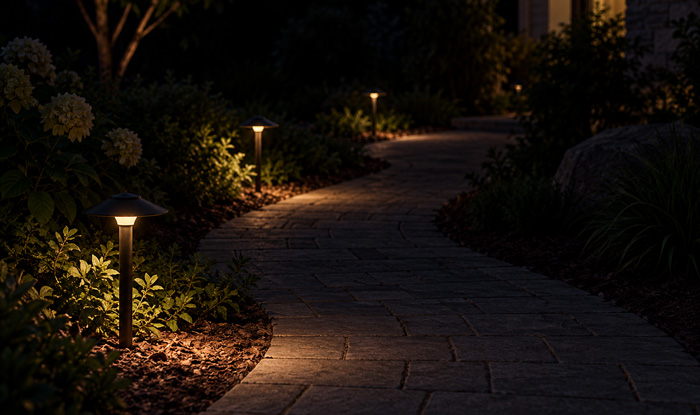 What Does 10 Lumens Look Like on a Pathway