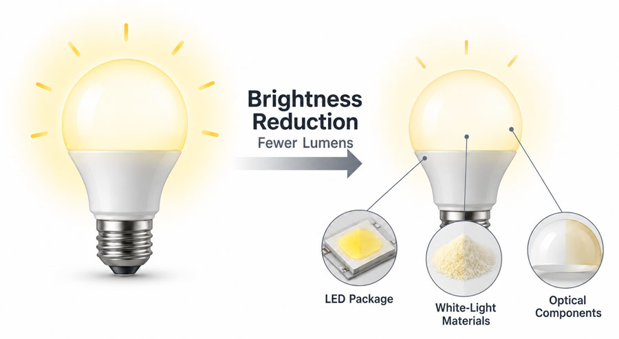 What Does It Mean When an LED Bulb Loses Brightness