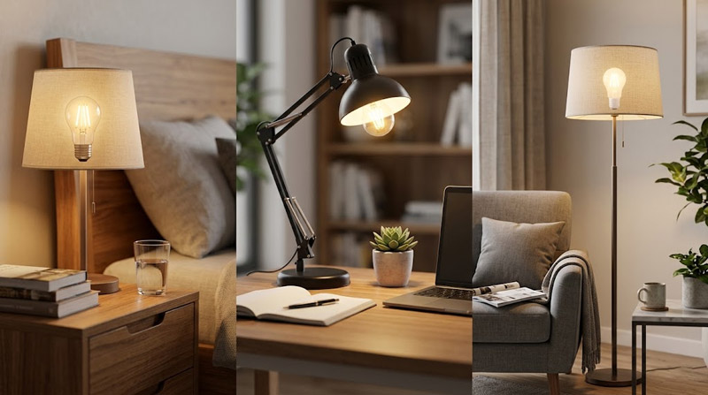 Où sont utilisées les lampes A19 ?