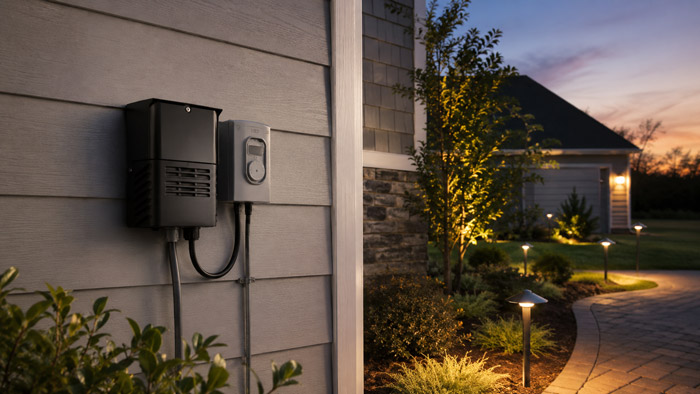 Where to Install a Landscape Lighting Timer