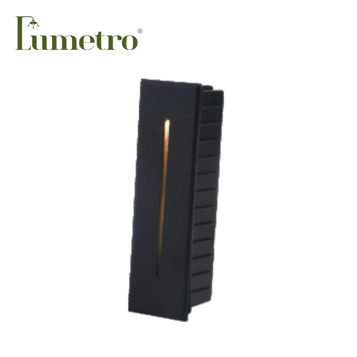 aluminum recessed wall lamp