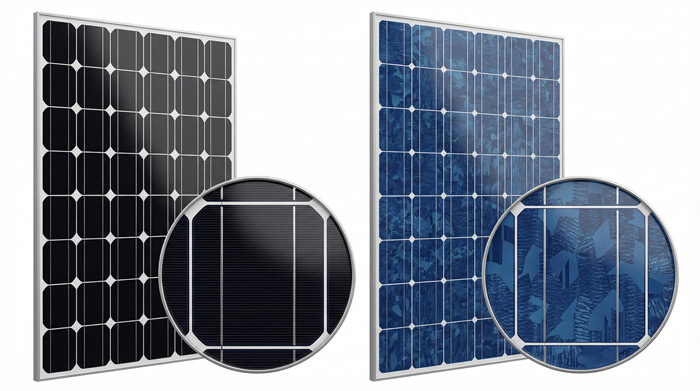 monocrystalline vs polycrystalline solar panels