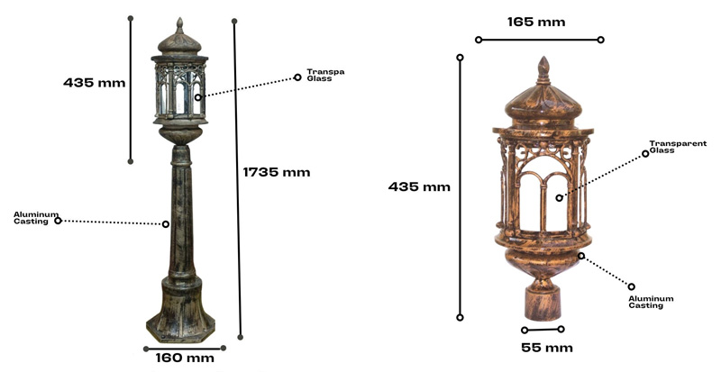 outdoor Victorian Garden Lights