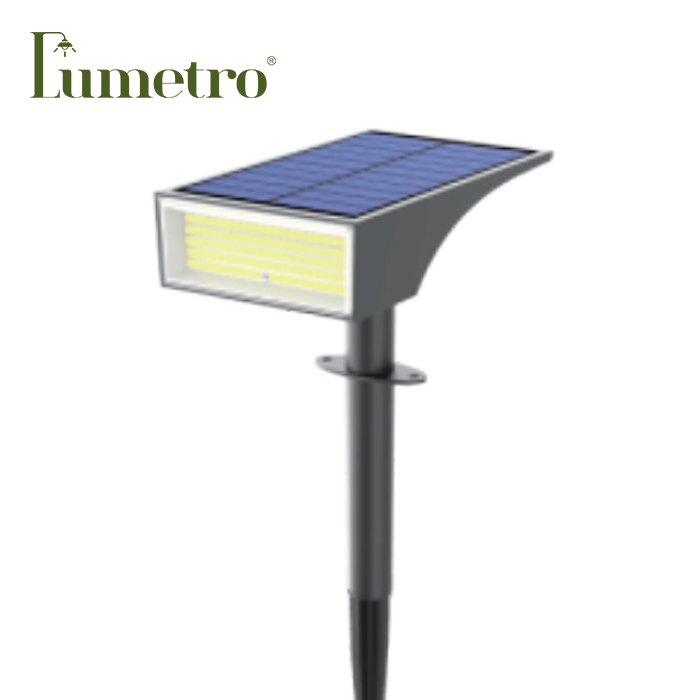 rgb solar garden spike light