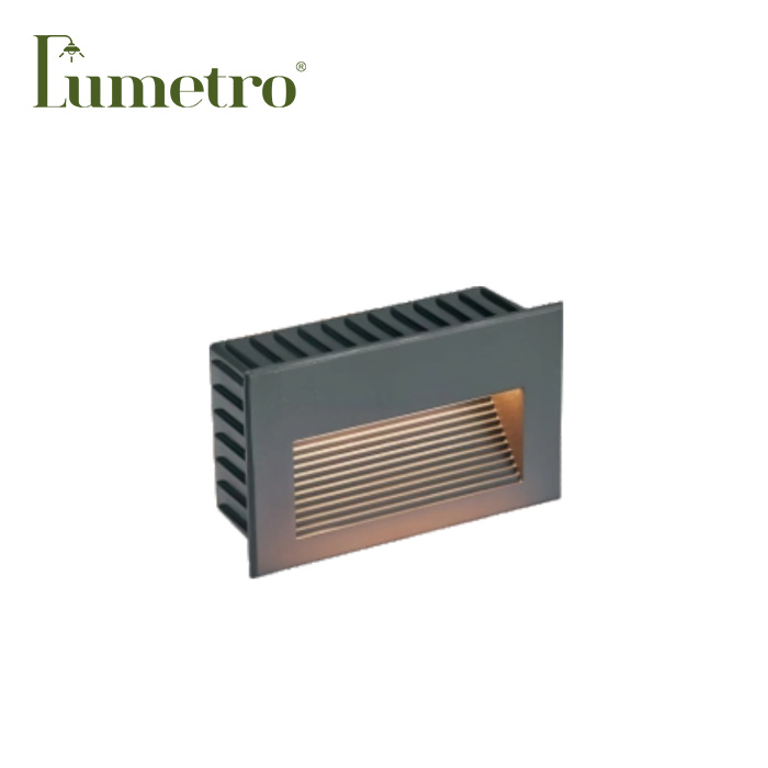 square recessed stair light