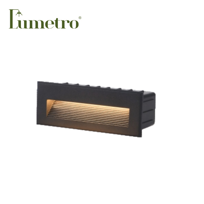 square stair step light