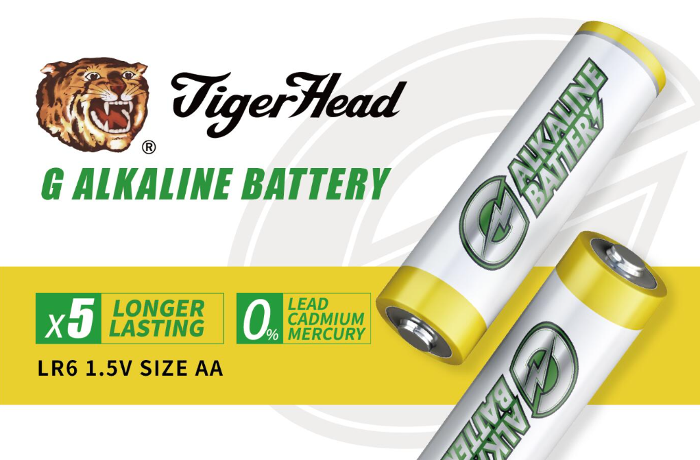 2 baterías alcalinas más vendidas de Tiger Head