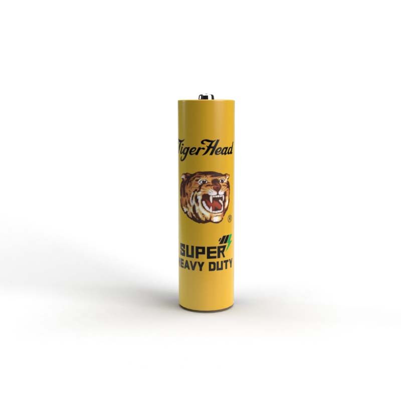 Batería Tiger Head Batería súper resistente de zinc y carbono Tamaño AA R6p