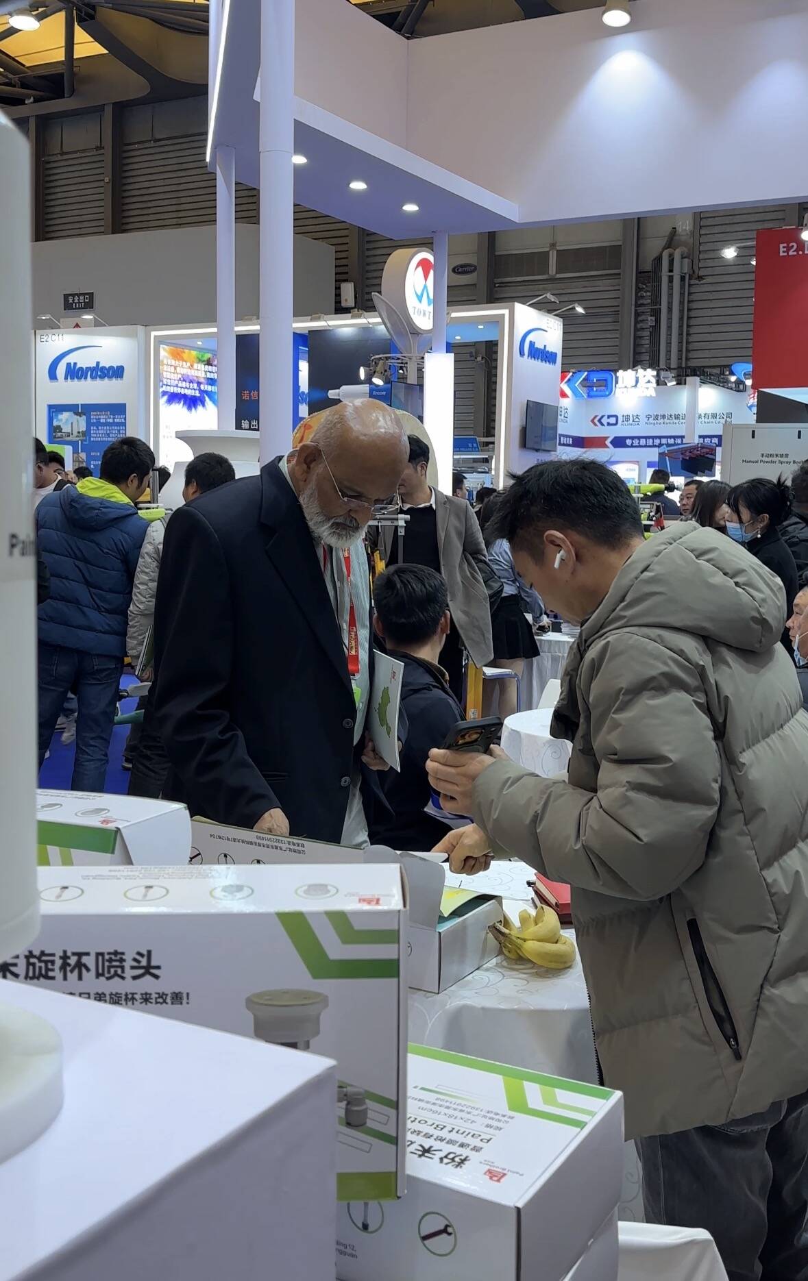 QXD Coating exhibition booth setup at 2024 Shanghai Surface Treatment Expo CISTEC