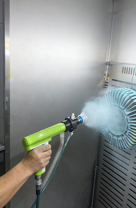 Electrostatic Powder Coating in Action - QXD Coating Technology