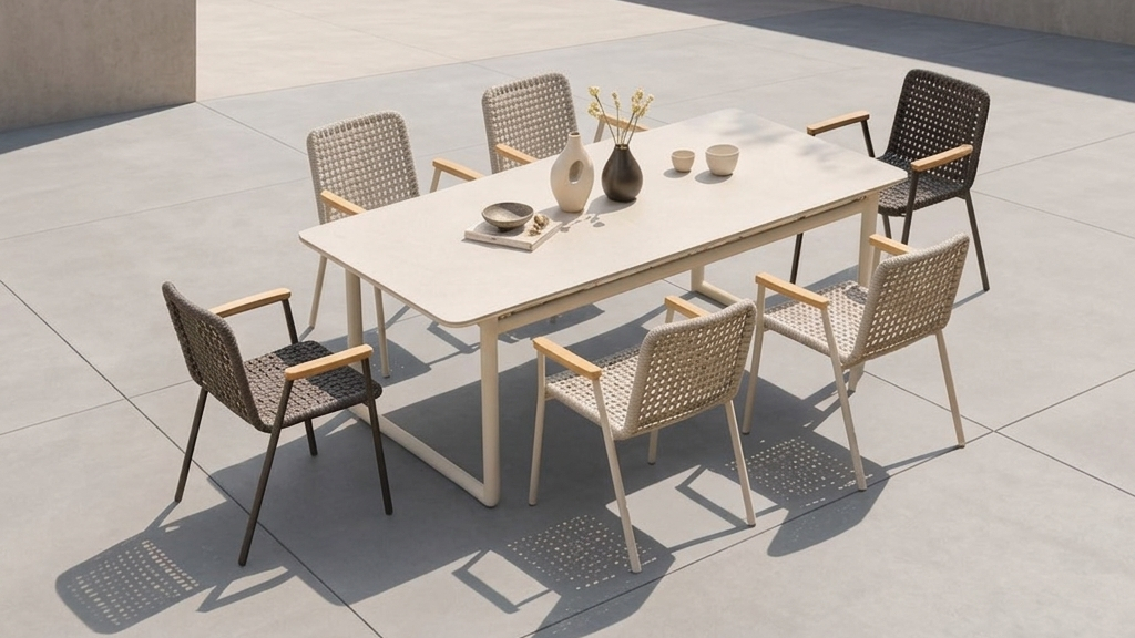 commercial outdoor furniture packaging inspection