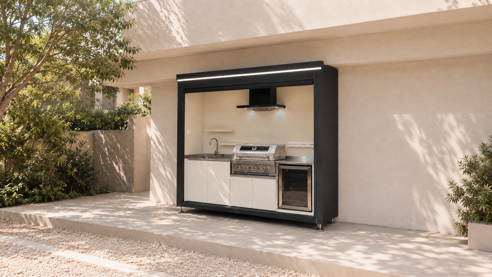 outdoors kitchen