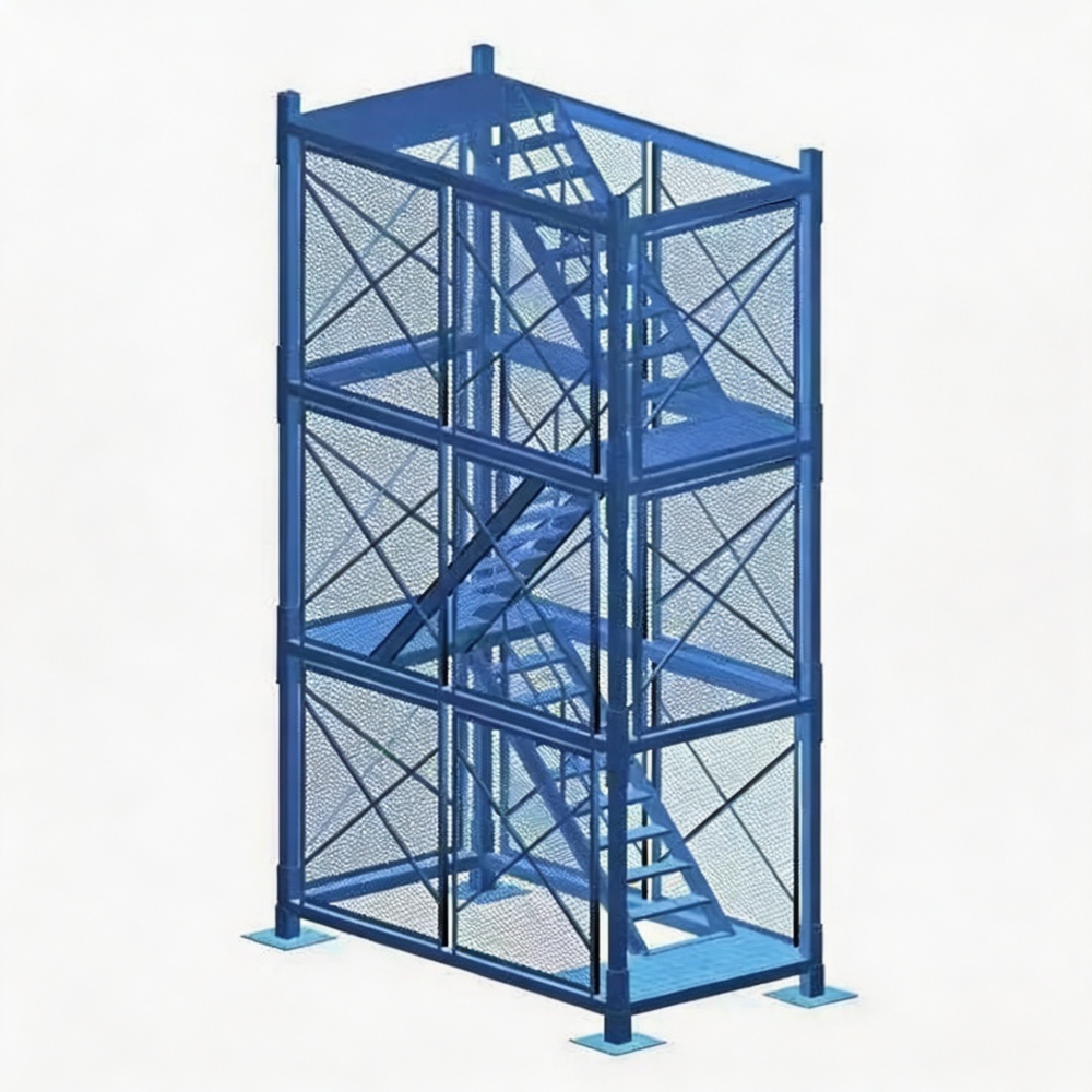 Stair Access Cage11