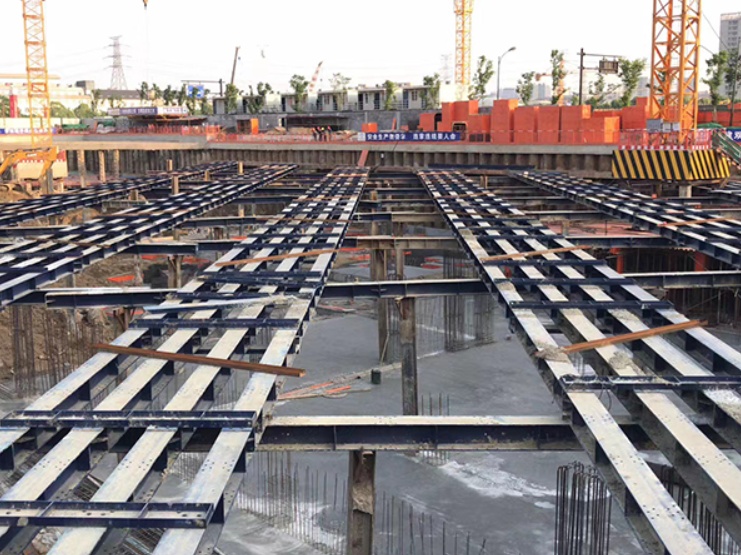 Steel Support System for Foundation