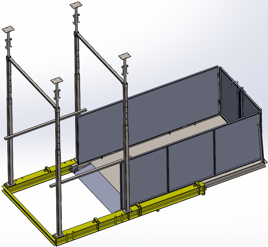 Telescopic Material Loading Platform_