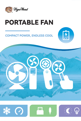 Tiger Head Portable Fan Catalogue