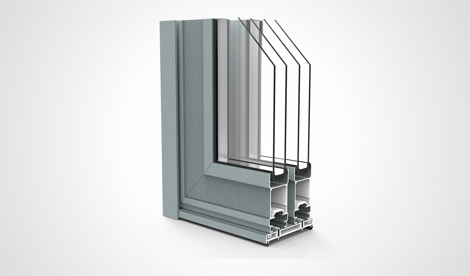 Interior Glass Aluminum Luxury Standard Slide Door/Hanging on the door | Aluminum Framed Glass Doors