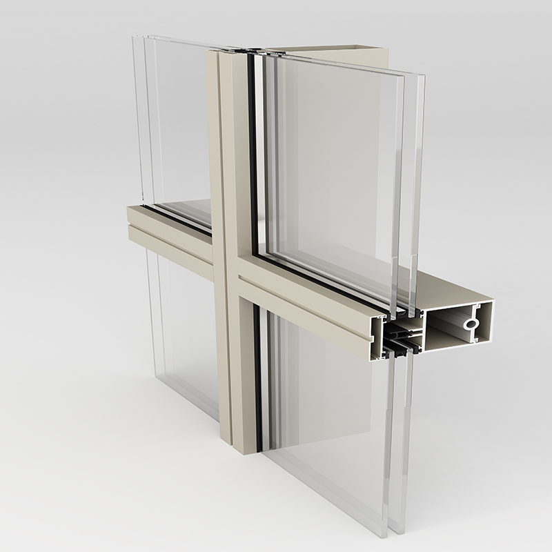 Customized Aluminium Construction Profiles for Aluminium Windows Doors Curtain Walls | CNC aluminum profile