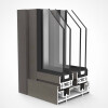 Stylish Glass Double Glaze Anti Theft Aluminum Stack Slide Door | Commercial Aluminum Sliding Doors