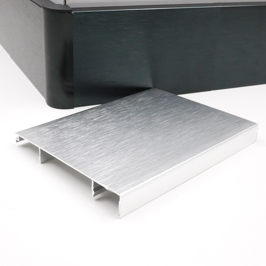 Laminate floor wall aluminium board baseboard line for decoration Aluminum profile/Aluminium Skirting Board Covers | decorative aluminum sheet metal