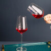 factory direct Restaurant Transparent cystal Premium Stemware Goblet borosilicate wine Glass