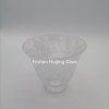 Handmade bowl shaped glass lampshade