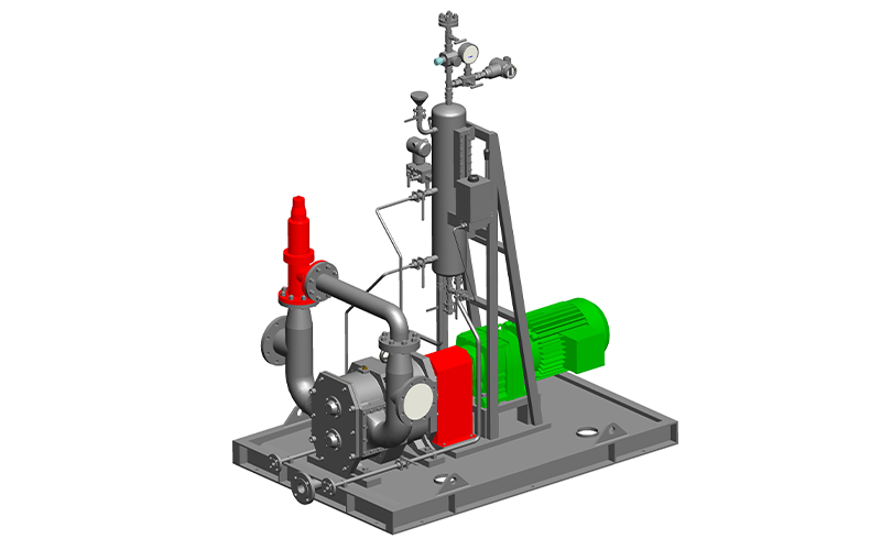 Chemical lobe pump