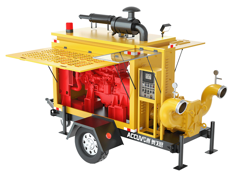 Mobile flood pump.2