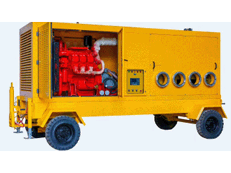 Mobile flood pump.4