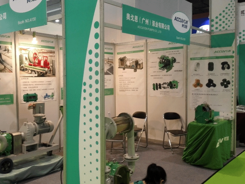 Perfectly interpreting the pumping technology of water & sewage treatment, ACCUVON rotary lobe pump once again added color to the China Environmental Expo Guangzhou Exhibition