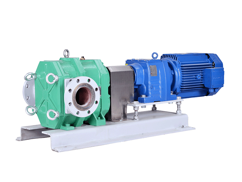 Rotary lobe sludge pump