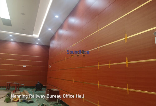 Nanning Railway Bureau Office Hall Micro holes acoustic panel 