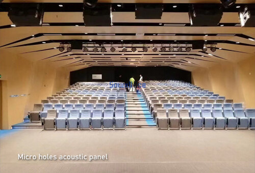 Conference Hall Micro holes acoustic panel 