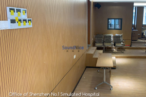 Shenzhen No1 Hospital Grooved Acoustic Panel 