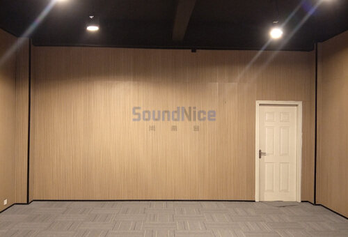 Conference Room Grooved acoustic panel  