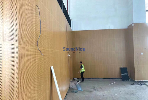 Project of Perforated acoustic panel in meeting room