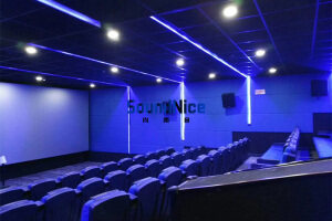 Color matching case of Fabric acoustic panels in cinemas 2